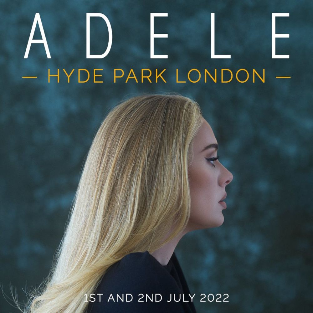 The 33-year-old took to Twitter, sharing the July 1 and 2 concert dates and the pre-sale link on her website. u00e2u20acu201d Picture from Twitter/Adele