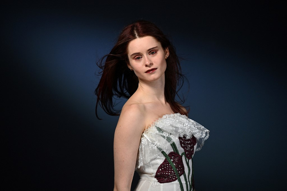 British fashion influencer Daniella Loftus poses during a photo session in Paris on October 1, 2021. u00e2u20acu201d AFP pic