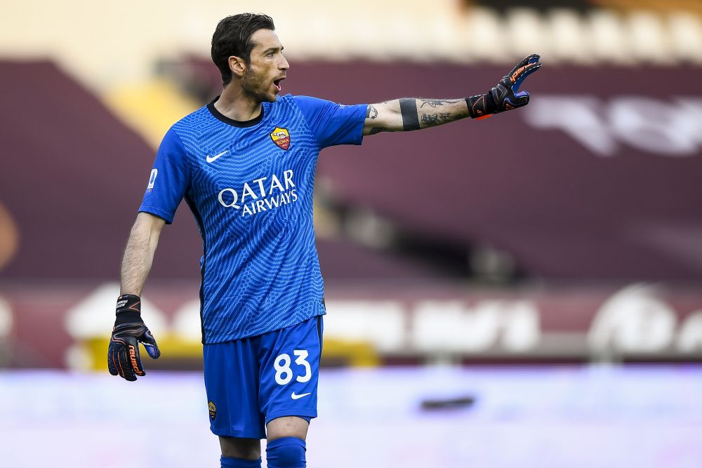 Antonio Mirante of AS Roma gestures during the Serie A football match between Torino FC and AS Roma April 18, 2021. u00e2u20acu201d Reuters pic