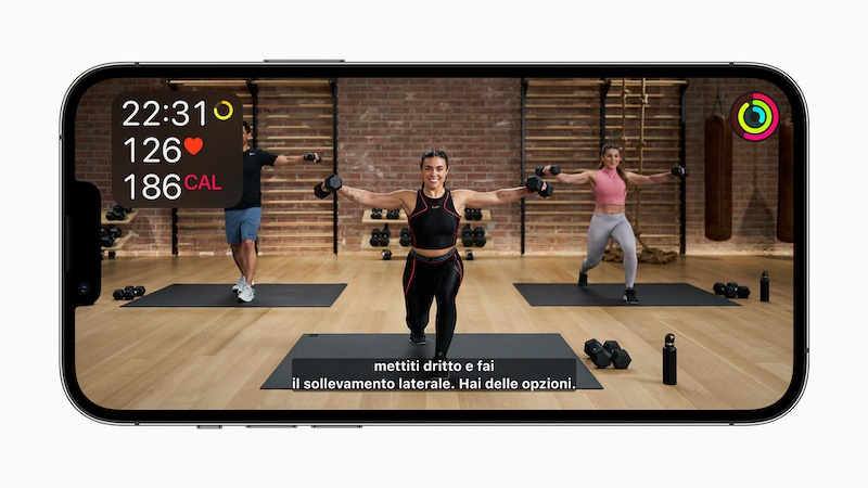 Apple Fitness+ offers a variety of workouts to suit your exercise preferences. u00e2u20acu201d Picture courtesy of Apple