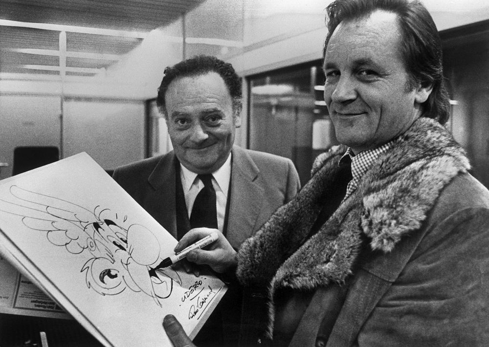 Asterix was dreamed up in 1959 by Rene Goscinny, who died in 1977, and Albert Uderzo, who died last year. u00e2u20acu201d ETX Studio pic