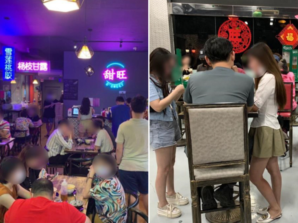 Various breaches at these premises included failing to ensure customers adhered to the permitted group size, failing to ensure workers wore masks and other Covid-19 SOPs. u00e2u20acu201d Singapore Food Agency pic via TODAY