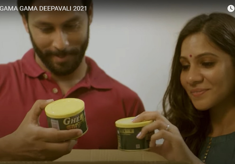 An ad about how parents have gone the extra mile to deliver Deepavali cookies and Enrico's products to their daughter. ― Screengrab via YouTube/Enrico's