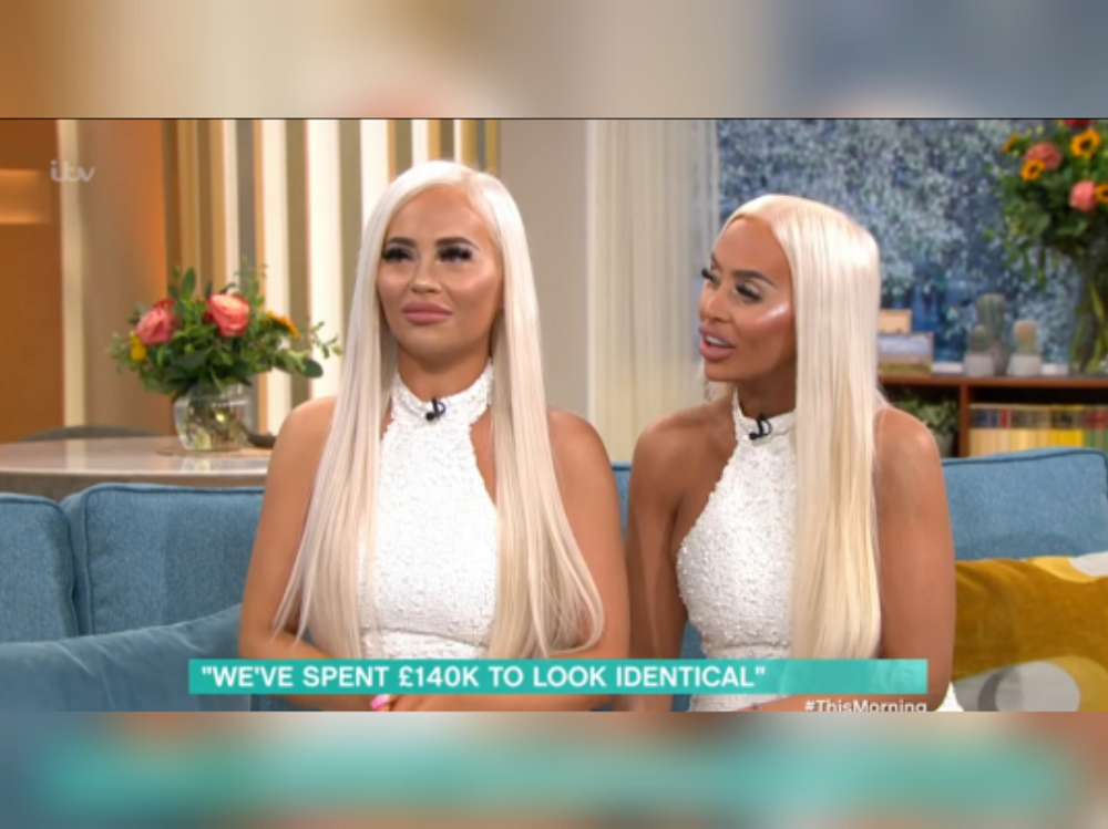 After spending RM795,000 on plastic surgeries, twins Dolly and Daisy Simpson now want to have matching designer private part. u00e2u20acu2022 Screen capture from YouTube/ This Morning