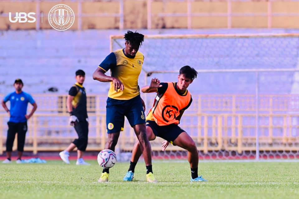 Negri Sembilan FC striker Francis Kone. u00e2u20acu201d Picture from Facebook/Kone Francis
