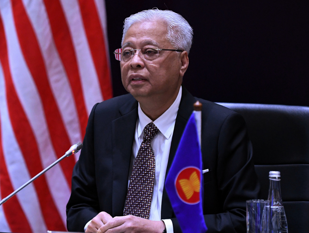 Malaysian Prime Minister Datuk Seri Ismail Sabri Yaakob during the 38th and 39th Asean summits under the chairmanship of Brunei via virtual conference, in Kuala Lumpur, October 26, 2021. u00e2u20acu201d Bernama picn