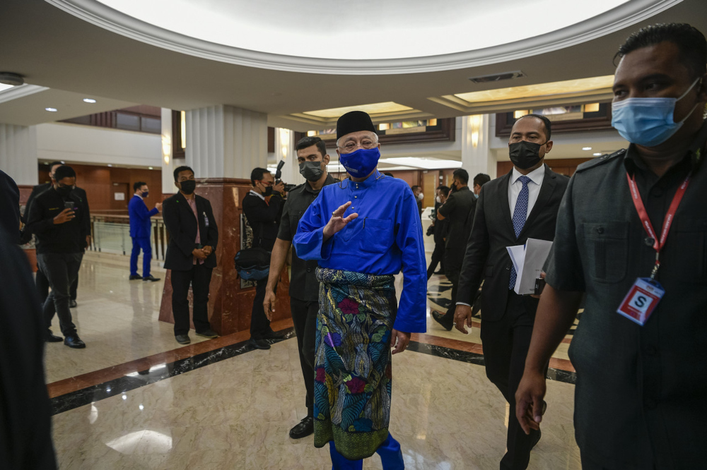 Prime Minister Datuk Seri Ismail Sabri Yaakob after the presentation of Budget 2022 at Parliament, October 29, 2021. u00e2u20acu201d Bernama picnn