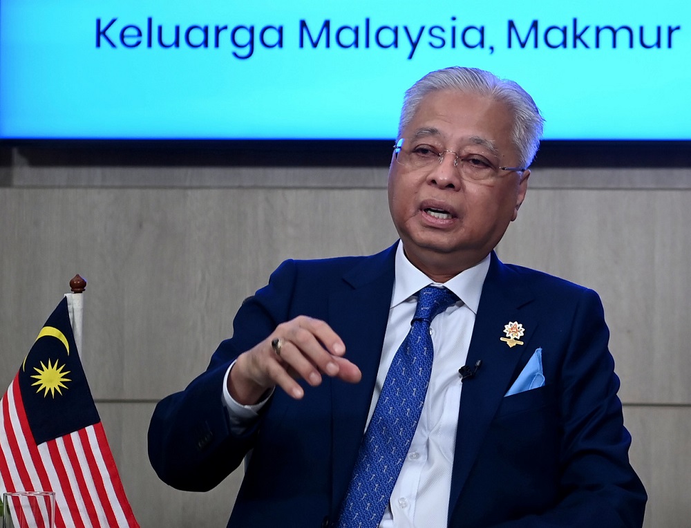 Prime Minister Datuk Seri Ismail Sabri Yaakob speaks during an interview session with the media on Budget 2022 in Kuala Lumpur October 27, 2021. u00e2u20acu2022 Bernama pic