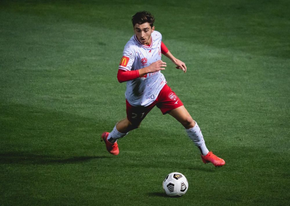 Cavallo plays for Adelaide United in Australiau00e2u20acu2122s A-League. u00e2u20acu2022 Picture via Facebook
