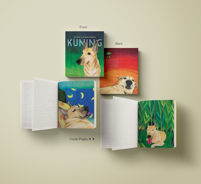 Kuning's paintings, merchandise and memorabilia will be on sale to raise funds for Furry Friends Farms, which the former stray dog had been staying with since 2009 prior to his passing in September. u00e2u20acu201d Photo courtesy of Myza Nordinn
