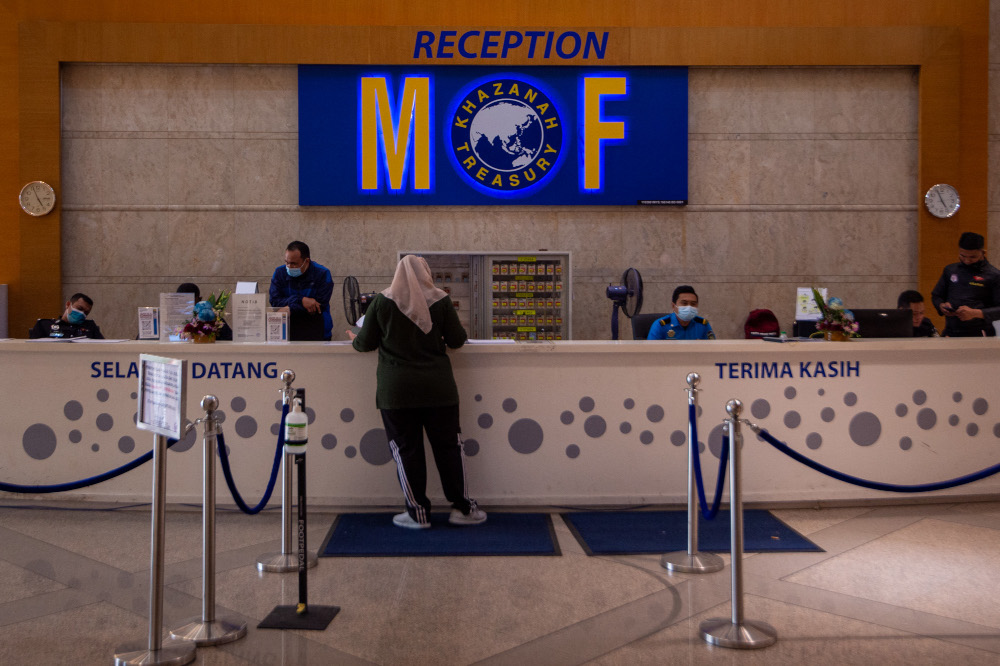 The Ministry of Finance Complex is pictured in Putrajaya, October 29, 2021. u00e2u20acu201d Picture by Shafwan Zaidon