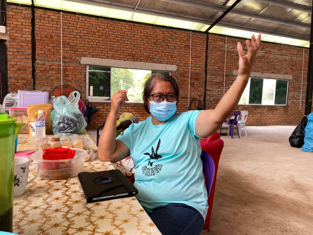 Decy Ebol, chief coordinator of flood relief efforts in Sugud, estimated some 2,500 villagers have been directly or indirectly affected by the floods. — Picture by Julia Chan