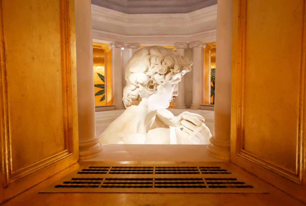 The 3-D twin of Michelangelou00e2u20acu2122s David statue is pictured in the Italian Pavilion at Dubai Expo 2020, in Dubai, United Arab Emirates, October 5, 2021. u00e2u20acu201d Reuters pic