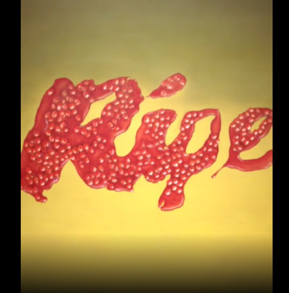 Christie's hopes to hit the mark in November with Ed Ruscha's 'Ripe.' u00e2u20acu2022 Picture via Intagram/Christieu00e2u20acu2122s