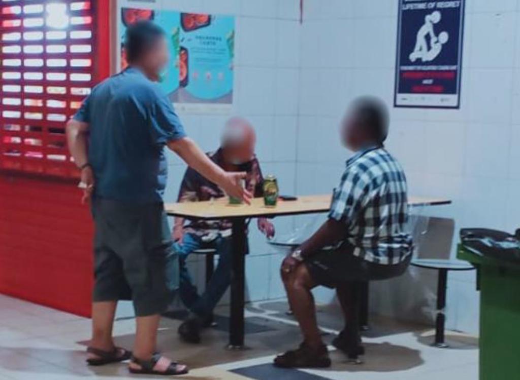 A gathering of more than two people were observed at the Tekka Centre. u00e2u20acu2022 Picture courtesy of National Environment Agency