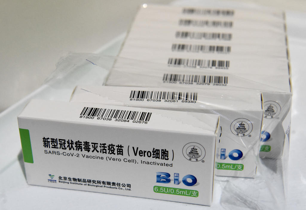 Boxes of Covid-19 vaccine developed by China's Sinopharm company. u00e2u20acu2022 AFP pic