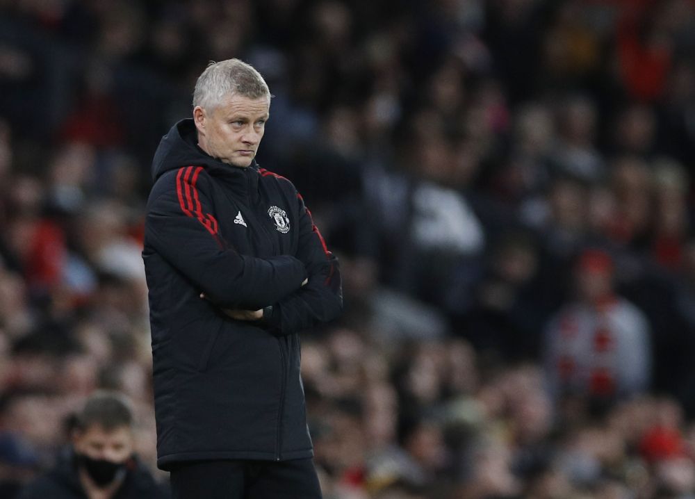 Manchester United manager Ole Gunnar Solskjaer during the game against Liverpool at Old Trafford October 24, 2021. u00e2u20acu201d Reuters pic