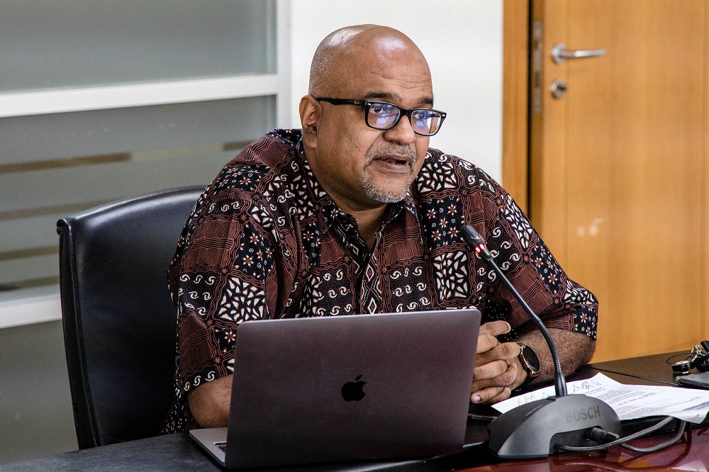 Suhakam commissioner Jerald Joseph speaks during a press conference in Kuala Lumpur October 22, 2021. u00e2u20acu2022 Picture by Firdaus Latif