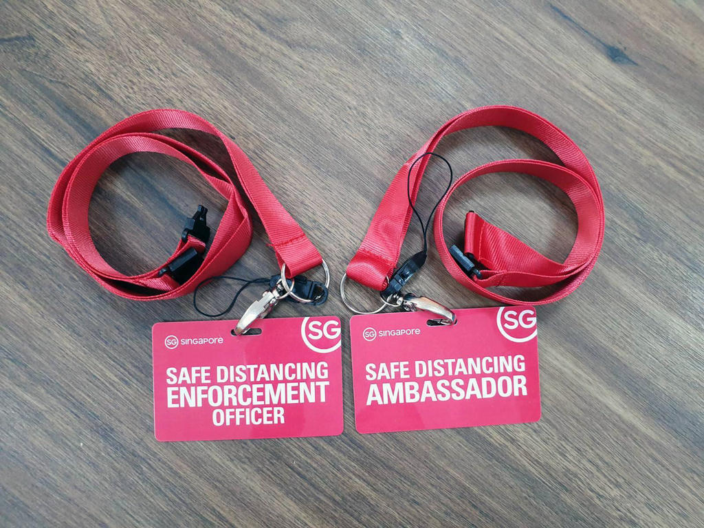 The offence of using abusive words against a public servant or public service worker is punishable under the Protection from Harassment Act with a fine of up to S$5,000, up to 12 months imprisonment, or both. u00e2u20acu2022 Picture courtesy of National Environment A