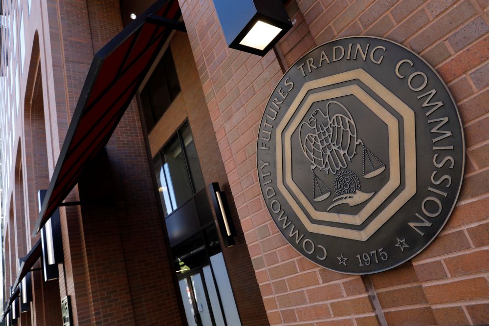 Signage is seen outside of the US Commodity Futures Trading Commission in Washington, DC August 30, 2020. u00e2u20acu201d Reuters pic