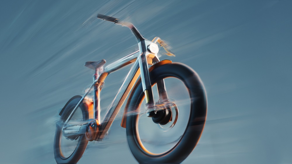 The VanMoof V will be able to reach 50km/h and could potentially replace cars for short trips in town. u00e2u20acu2022 Picture courtesy of VanMoof