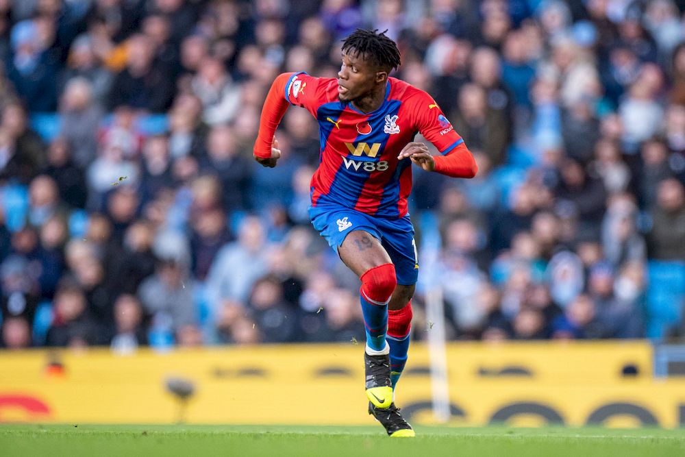 Wilfried Zaha of Crystal Palace during the Premier League match between Manchester City and Crystal Palace at Etihad Stadium on October 30, 2021 in Manchester. u00e2u20acu201d Reuters pic
