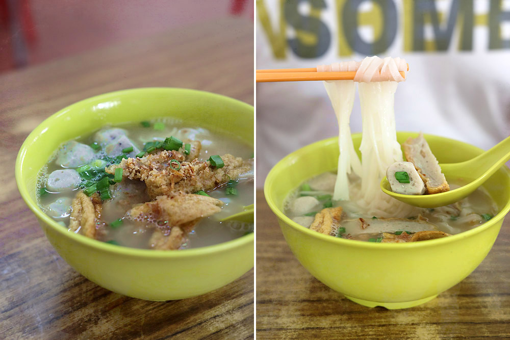 'Hor hee' appears to be fishball 'kway teow' soup to outsiders but is a local classic.