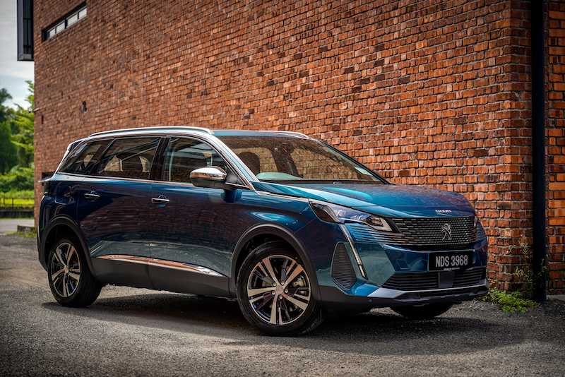 The new facelifted Peugeot 5008. — Picture courtesy of Bermaz Auto Alliance Berhad