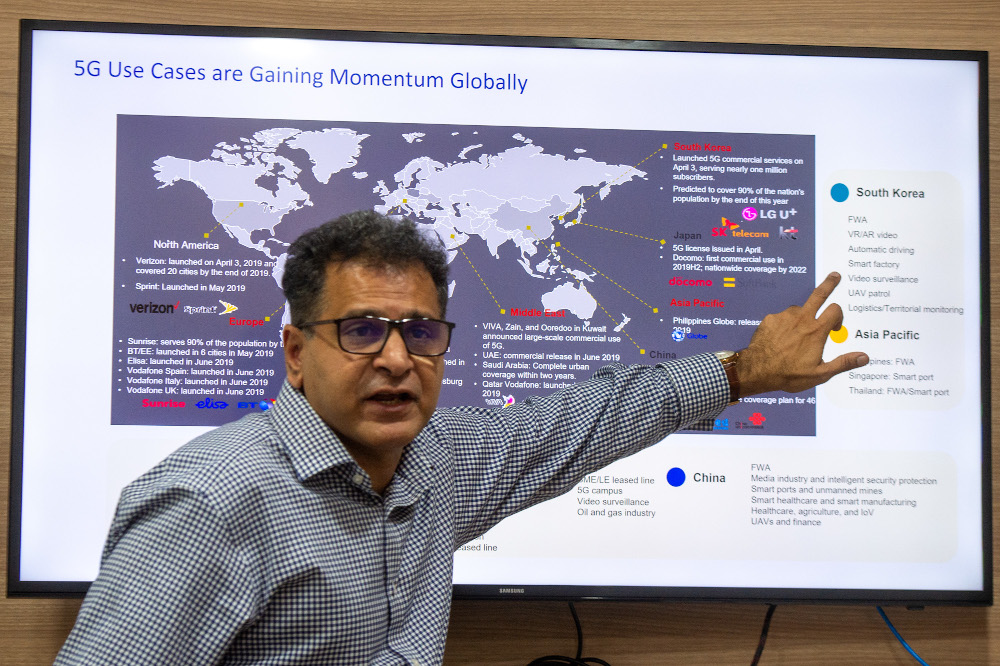 Prem Kumar Menon, DNBu00e2u20acu2122s head of strategy, wants to showcase the full potential of 5G to consumers. u00e2u20acu201d Picture by Shafwan Zaidon