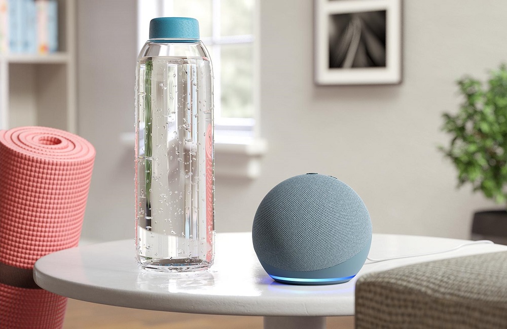 The latest generation of Echo Dot from Amazon is capable of detecting a human presence through ultrasound. u00e2u20acu201d Picture courtesy of Amazon Echo Dot via ETX Studio