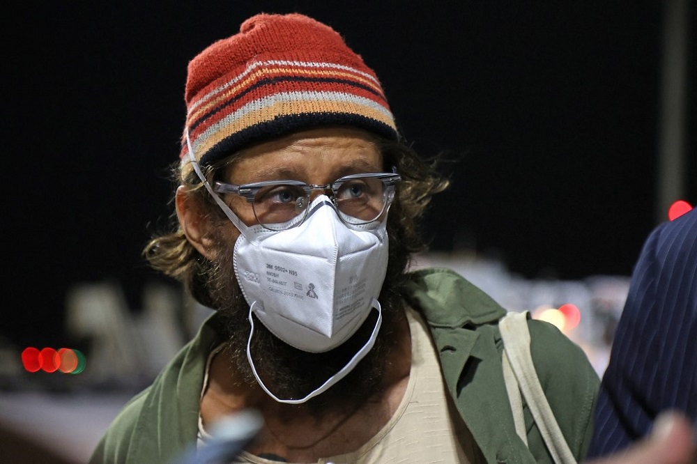 US journalist Danny Fenster, who was imprisoned in Myanmar, speaks to the press upon his arrival at Hamad International Airport in Qatar's capital Doha November 15, 2021. u00e2u20acu201d AFP pic 