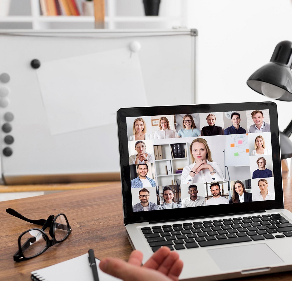 The wedding ceremony was done over Zoom with a small number of family and friends invited to join in the video call. u00e2u20acu201d Picture by Freepik