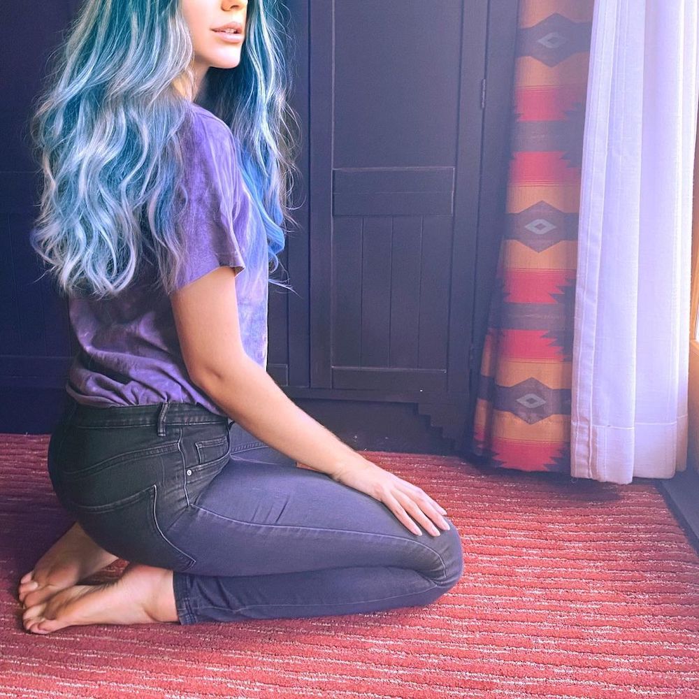 Despite not showing her face, Bambi Blue still gets RM12 million on adult subscription site OnlyFans. u00e2u20acu201d Picture via Instagram/ bambibluehair