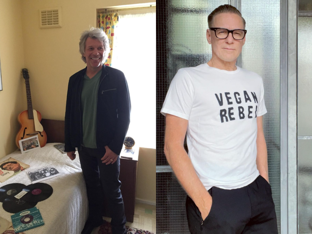Jon Bon Jovi (left) and Bryan Adams (right) had to cancel their shows over the weekend after both of them tested positive for Covid-19. u00e2u20acu201d Picture via Instagram