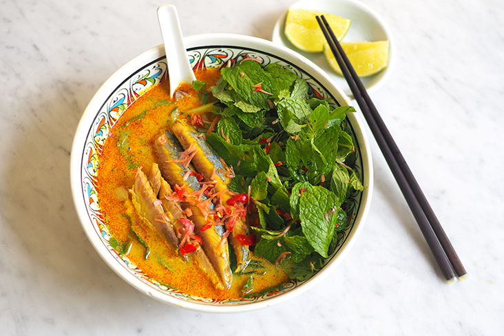 The Siamese laksa makes a nice change for breakfast or lunch.