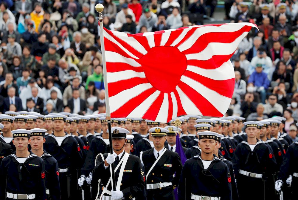 Members of Japanu00e2u20acu2122s Maritime Self-Defence Forces attend the annual SDF ceremony at Asaka Base in Asaka, north of Tokyo, Japan, October 14, 2018. u00e2u20acu201d Reuters pic