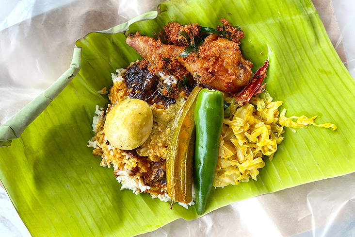 'Nasi kandar ayam' is a feast in itself.