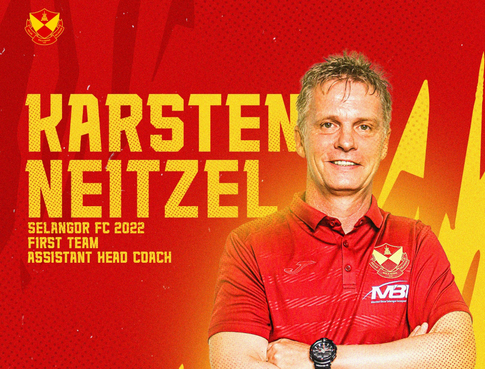 Selangor FC in a statement today confirmed the German-born figure who will celebrate his 54th birthday next month, despite the demotion will continue to be an important pillar in the coaching staff. u00e2u20acu201d Picture from Facebook/Selangor FC 