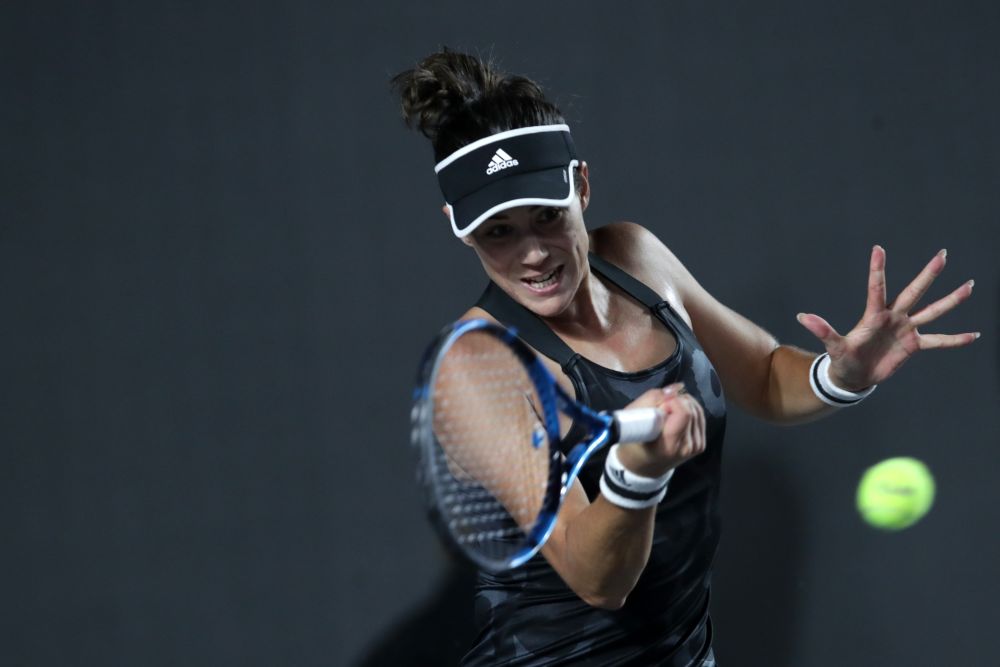 Spain's Garbine Muguruza in action during her final match against Estonia's Anett Kontaveit at the Panamerican Tennis Centre, Guadalajara November 17, 2021. u00e2u20acu201d Reuters pic