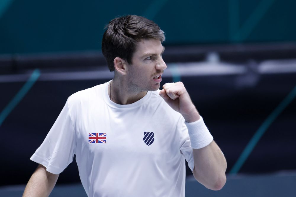 Britain's Cameron Norrie reacts during his match against France's Arthur Rinderknech at Olympiahalle, Innsbruck November 27, 2021. u00e2u20acu201d Reuters pic