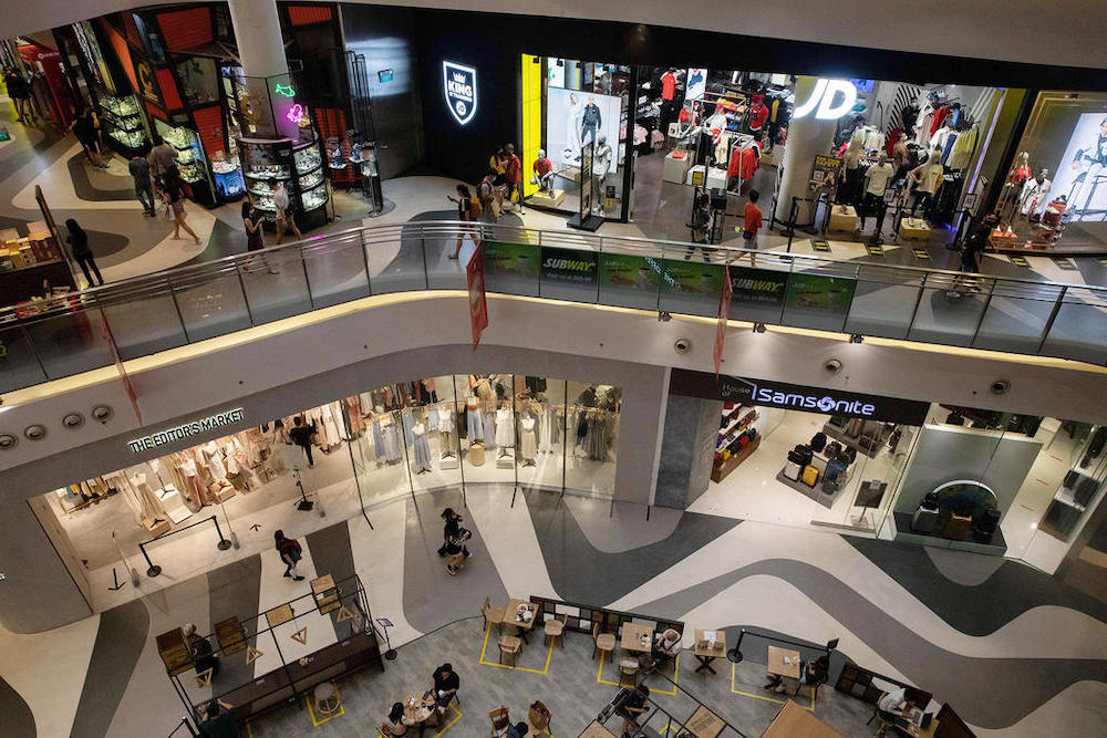 Scenes from a mall in Singapore. u00e2u20acu2022 TODAY picnn