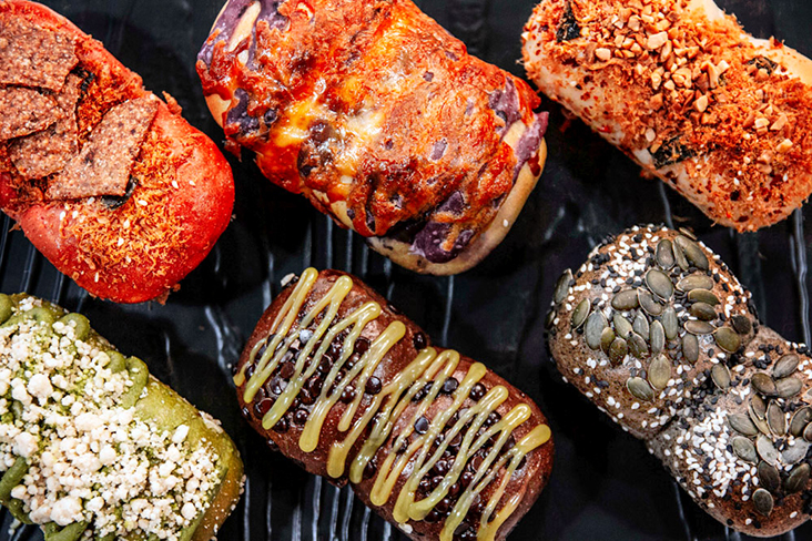 Loffiu00e2u20acu2122s fluffy pillow buns offer the best of sourdough bread and oozing lava bu00c4u0081os. u00e2u20acu201c Pictures courtesy of Loffi