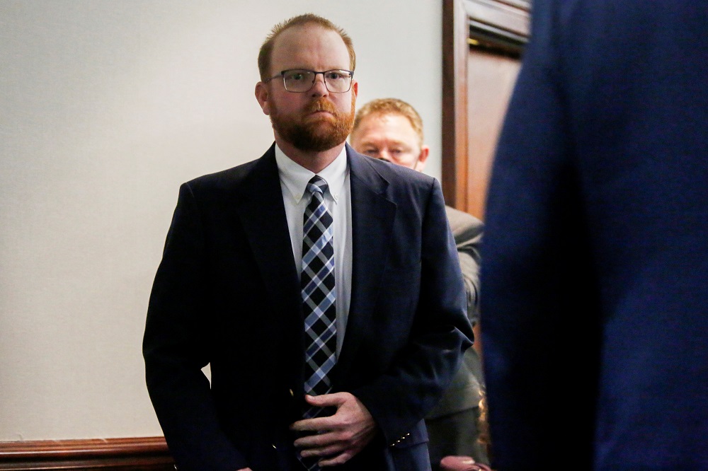 Defendant Travis McMichael is pictured during his trial at the Glynn County Courthouse in Brunswick, Georgia November 23, 2021. u00e2u20acu2022 Reuters pic