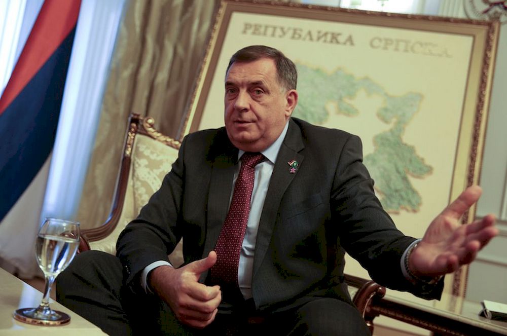 Milorad Dodik, Serb member of the Presidency of Bosnia and Herzegovina, speaks during an interview in his office in Banja Luka, Bosnia and Herzegovina November 11, 2021. u00e2u20acu201d Reuters pic
