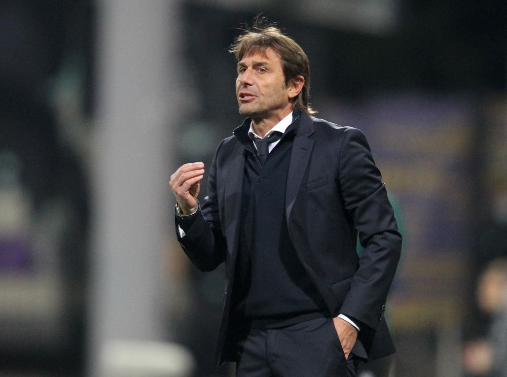 Tottenham Hotspur manager Antonio Conte reacts during the match against NS Mura at Stadion Ljudskivrt, Maribor November 25, 2021. u00e2u20acu201d Reuters picnn