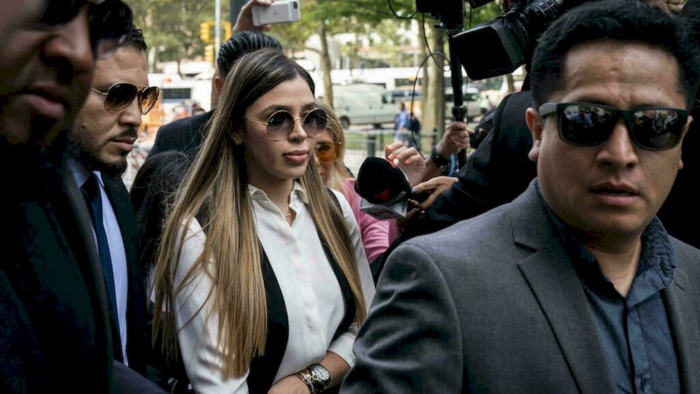 Emma Coronel Aispuro pleaded guilty in June to all three counts against her. u00e2u20acu201d AFP pic