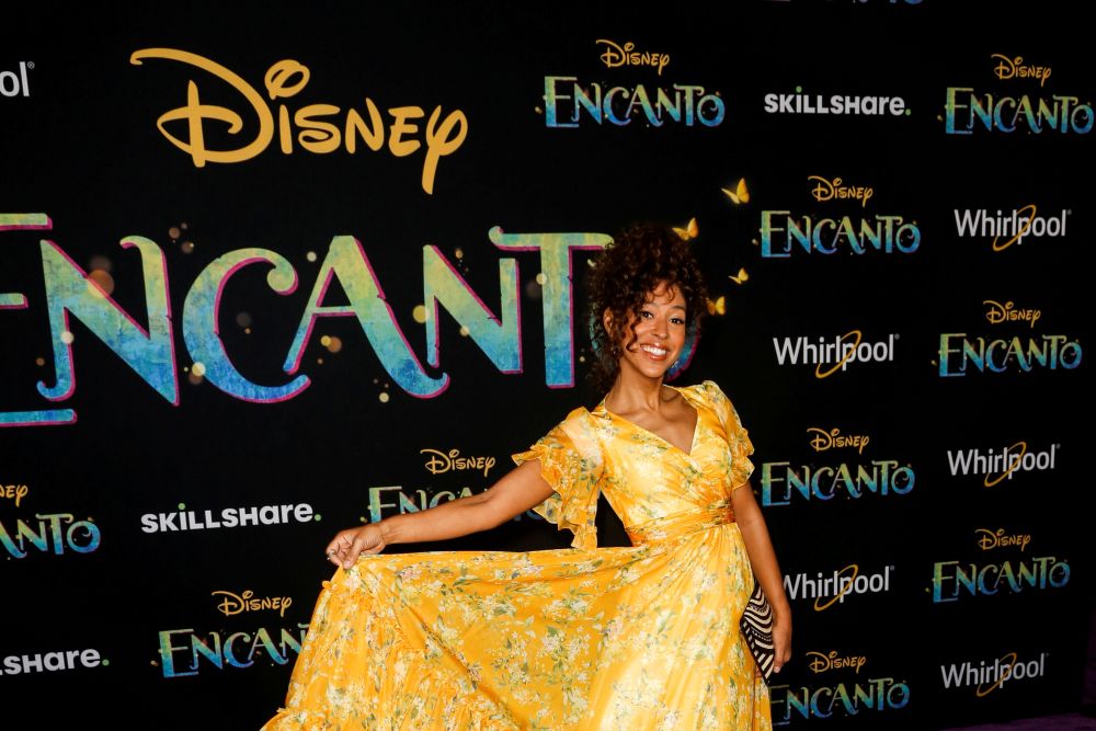 Adassa attends the premiere for the film u00e2u20acu02dcEncantou00e2u20acu2122 at El Capitan Theatre in Los Angeles November 3, 2021. u00e2u20acu201d Reuters pic