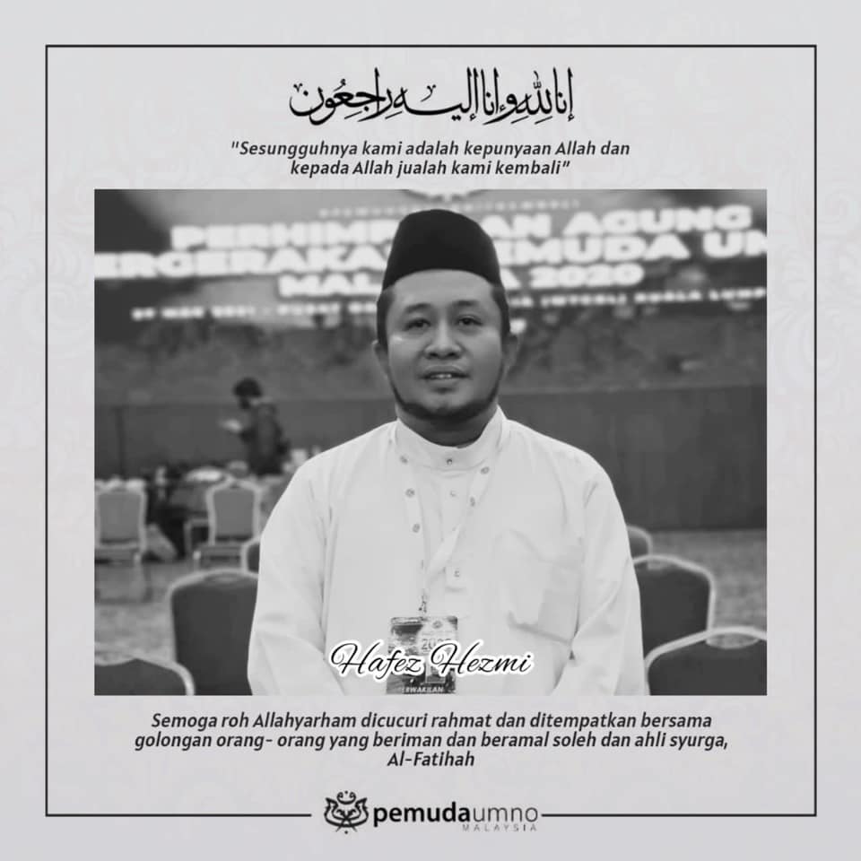 Muhammad Hafez is expected to be buried at the Kampung Bukit Masjid, Islamic Cemetery in Gemas before zohor prayers this afternoon. u00e2u20acu201d Picture by Facebook