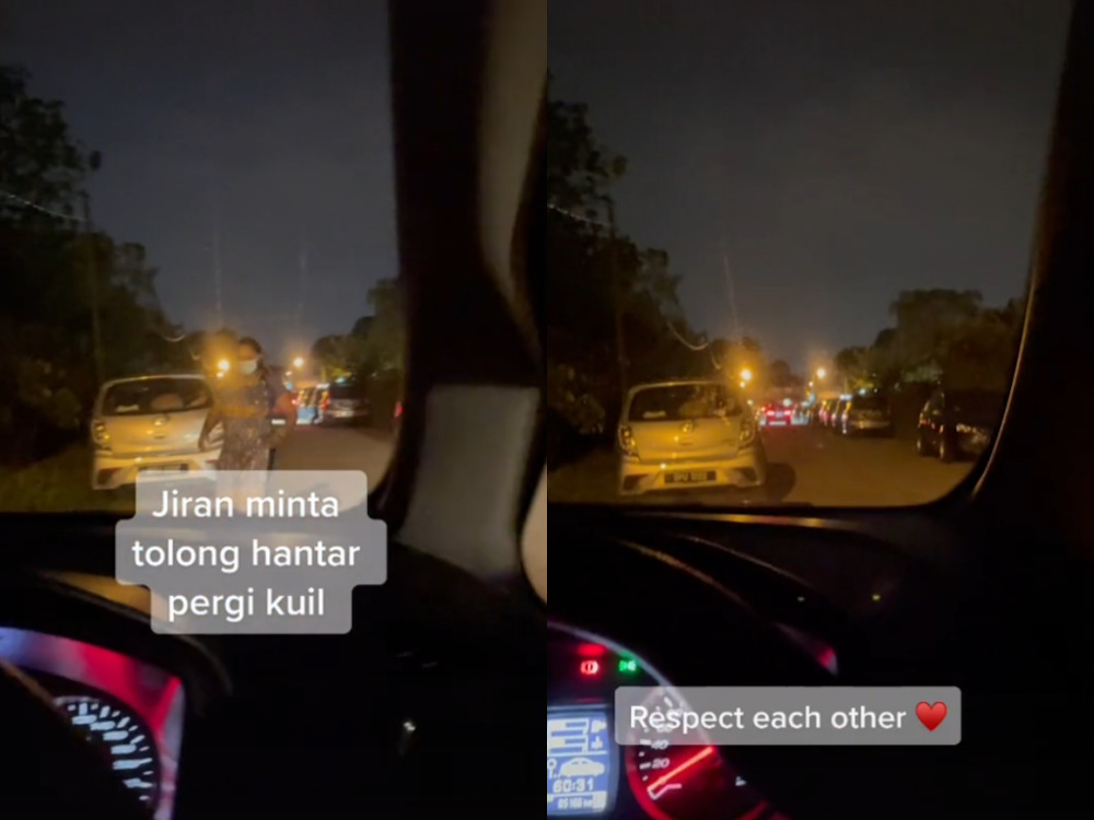 Nadia Farilla Abdul Rahman was shocked to received negative comments after sharing a video of her helping her neighbour to a nearby temple. u00e2u20acu201d Screenshot via TikTok/Naddy Farel 