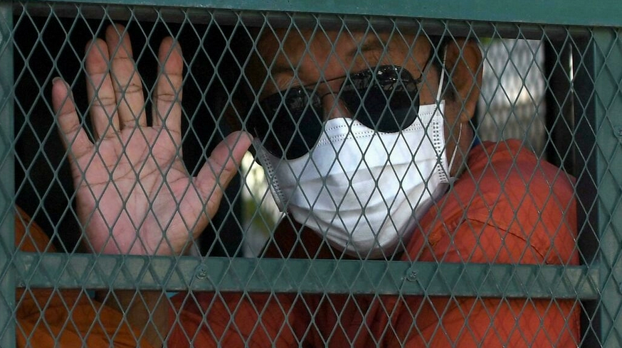 Rong Chhun, the jailed leader of the Cambodian Confederation of Unions, is expected to be released after a court reduced his sentence. u00e2u20acu201d AFP pic